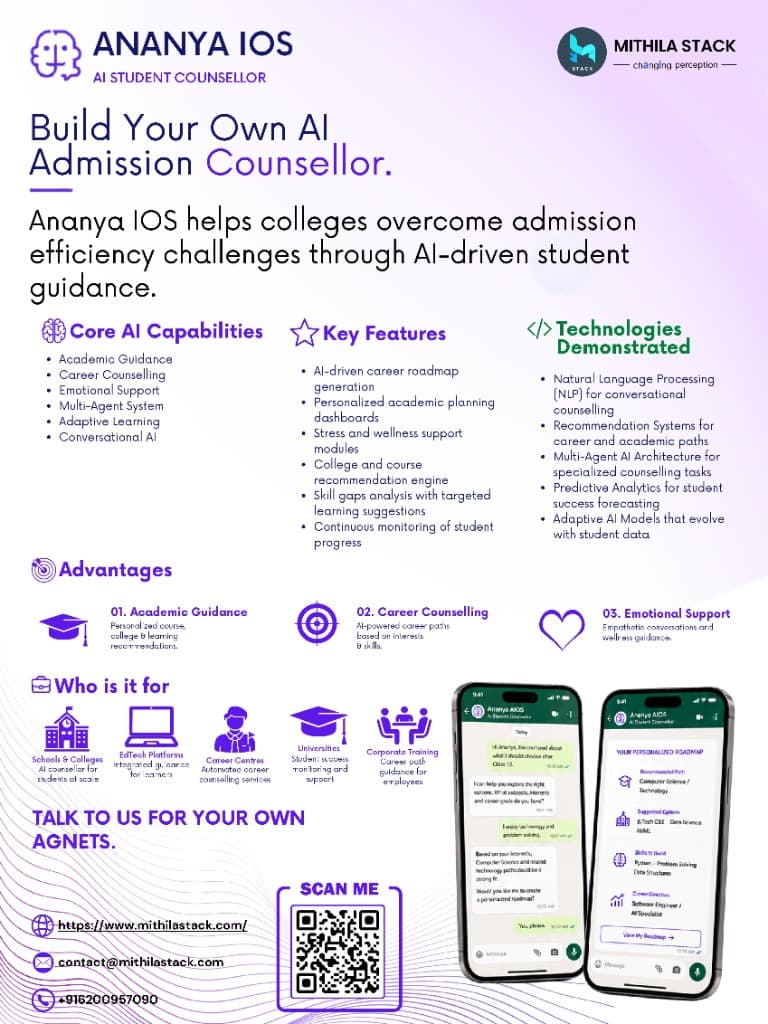 Ananya IOS — AI Student Counsellor