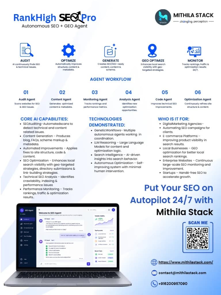 RankHigh SEO Pro — Autonomous SEO + GEO Agent